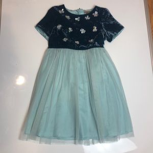 I Love Gorgeous Velvet And Tulle Dress Size 12-13